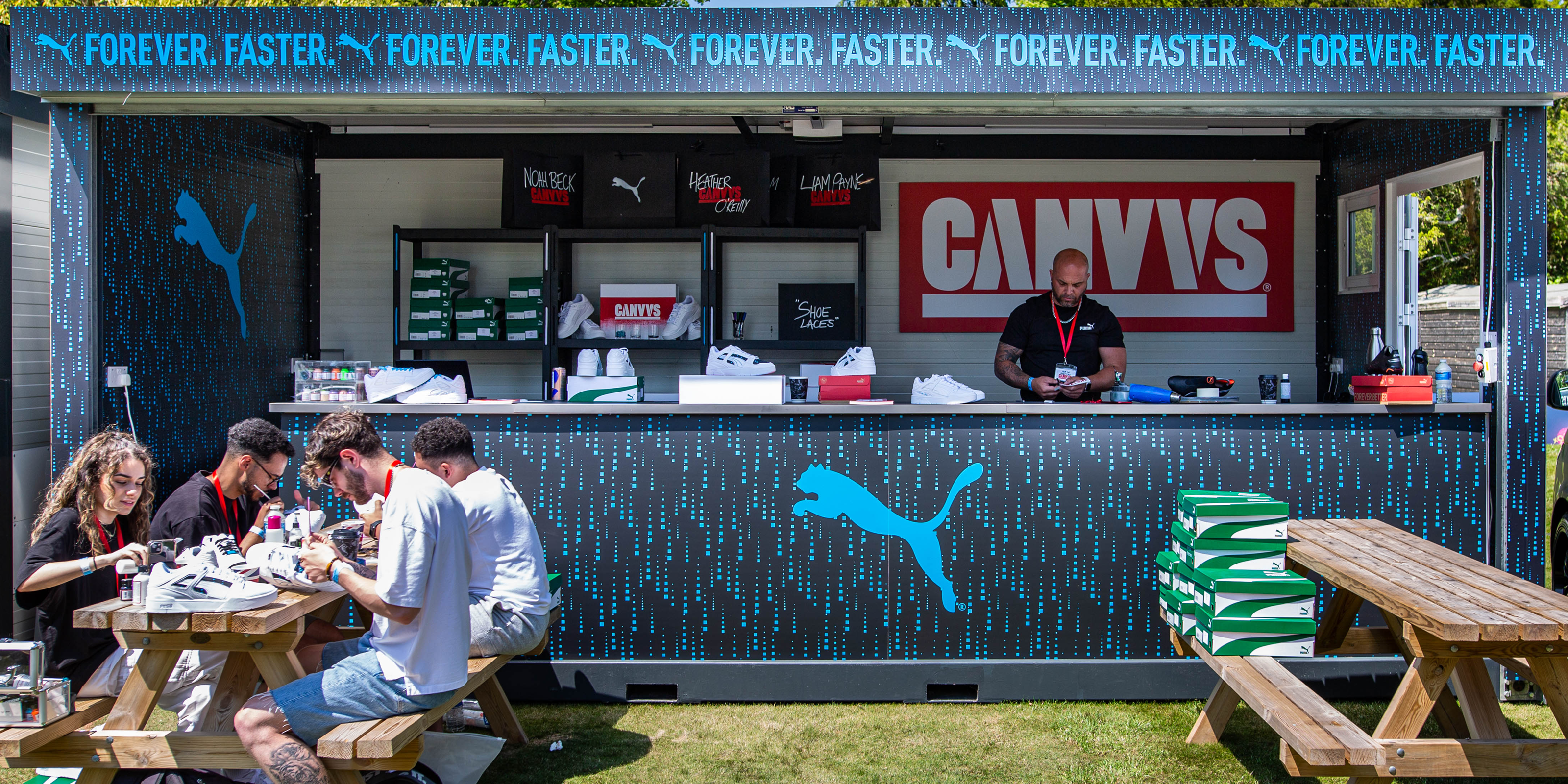 The Canvvs X Puma Stand At Soccer Aid 2023